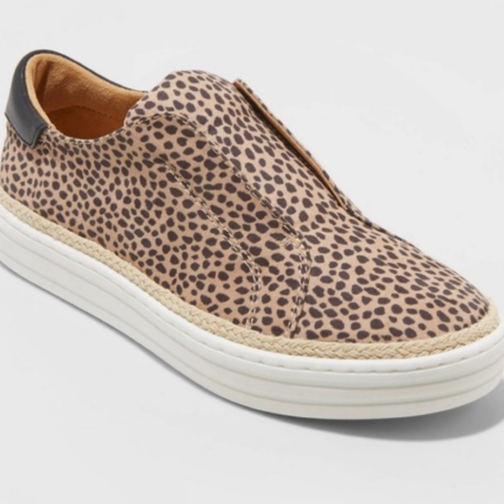 Kalliope Leopard Slip on Sneakers